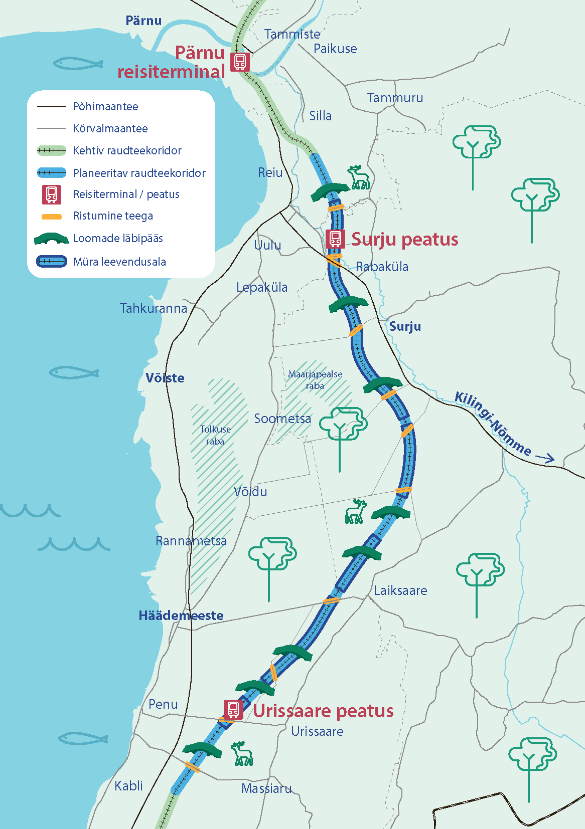 Majandus- ja tööstusminister Erkki Keldo allkirjastas käskkirja, millega kehtestati Rail Baltica Pärnumaa trassi planeering. See annab võimaluse raudtee väljaeh
